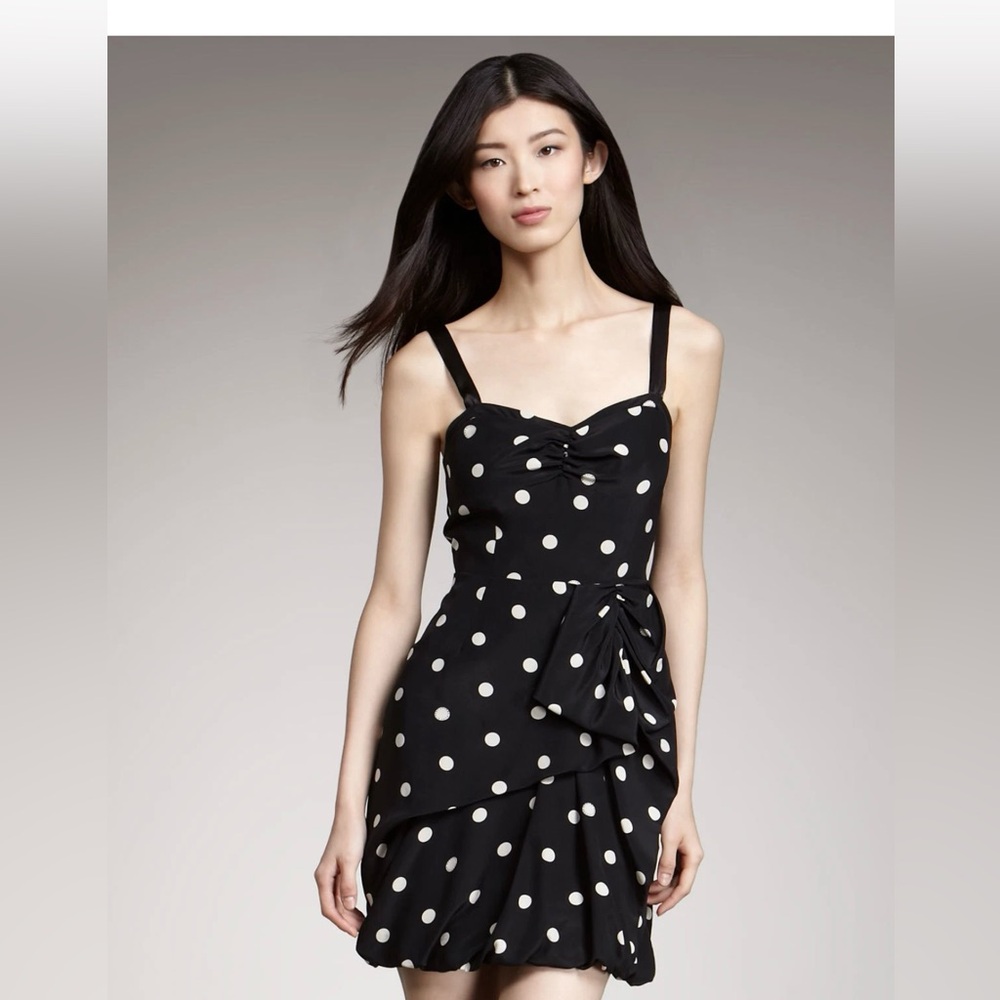 Marc by Marc Jacobs Black and cream polka dot dress size 6 $375